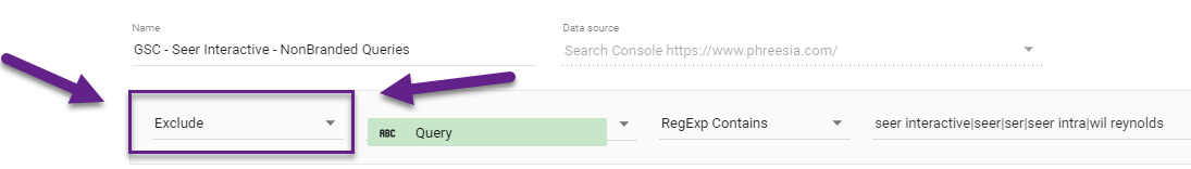 google-data-studio-exclude-filter